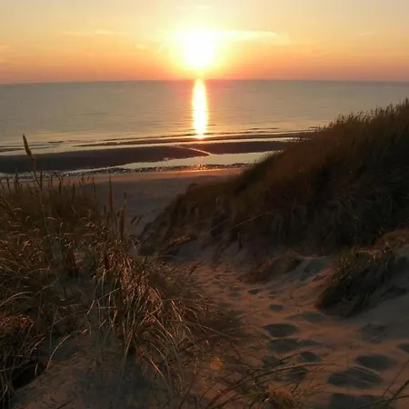 Bungalow, In A With Swimming Pool And Near The North Sea Feriehus *